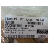 Ridgid 32025 30 in. Replacement Strap for Model #2 Strap Wrench set of 2