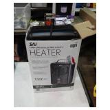 SAI fan forced electric utility heater, in original box