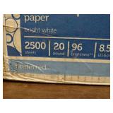 Case of 8.5" x 11" multipurpose copy paper