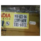 Electrically heated towel rail, new in box