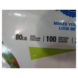 Ream of Hammermill 17" x 11" 80lb premium color copy paper.