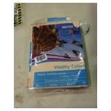 ream of xerox Vitality Colors 20lb 8.5" x 11" tan multipurpose printer paper