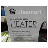 Lifesmart quartz infrared heater for large room, in original box