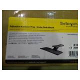 Adjustable under desk mount keyboard tray, new in box
