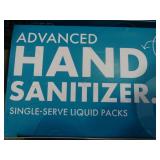 4 boxes of 100 count advanced hand sanitizer