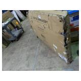 Mind Reader ROLLBOARD-WHT Mobile Dry Erase Board, Magnetic Double Sided 360 Degree Rotating White Board, White / Silver