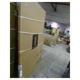 48" x 72" white board in silver frame, new in box