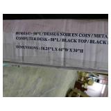 Monarch Specialties Bureau L-shaped desk, new in box.  Measurements in pictures.