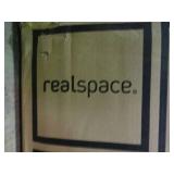 realspace Magellan corner desk, with blonde ash finish, new in box.  Measurements in pictures.