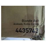 realspace Magellan corner desk, with blonde ash finish, new in box.  Measurements in pictures.