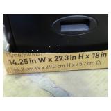 New 3 drawer file cabinet with lock and keys. Measurements in pictures.