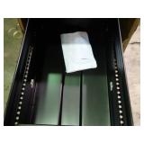 New 2 drawer file cabinet with lock and key.