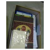 box full of never used greeting, Christmas, birthday cards and etc.