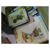 box full of never used greeting, Christmas, birthday cards and etc.