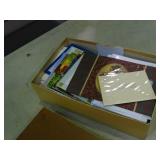 box full of never used greeting, Christmas, birthday cards and etc.