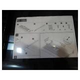 New under desk keyboard tray with slide out extension