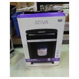 Ativa 12 sheet cross cut paper shredder in original box