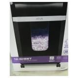 Ativa 12 sheet cross cut paper shredder in original box