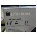 Lifesmart quartz infrared heater for medium room, in original box