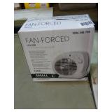 Small fan forced heater, new in box