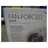 Small fan forced heater, new in box