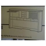 realspace Magellan Performance Collection Hutch in cherry finish, new in box. Measurements in pictures.