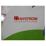 Nystrom exploring where and why learning kit.  Learn with maps and information.  Neat learning center.