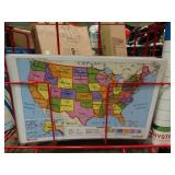 Nystrom exploring where and why learning kit.  Learn with maps and information.  Neat learning center.