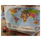 Nystrom exploring where and why learning kit.  Learn with maps and information.  Neat learning center.