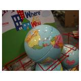 Nystrom exploring where and why learning kit.  Learn with maps and information.  Neat learning center.