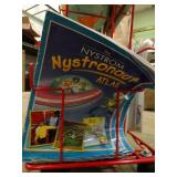 Nystrom exploring where and why learning kit.  Learn with maps and information.  Neat learning center.