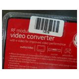 RF Modulator video converter, new in original packaging