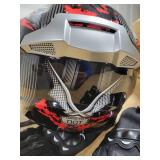 Adult Large Dirtbike Helmet with gloves and Goggles