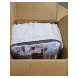 Madison Park Laetitia Full/Queen 3 Piece Cotton Chenille Medallion Duvet Cover Set Bedding