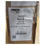 (6) Aerostar 14 x 20 furnace filter Merv 8