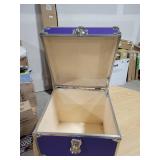 Rhino Trunk & Case Cube Armor Trunk, College, Home & Storage 18"x18"x20" (Purple)