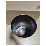 Umbra Metalla Trash Can, 4.5 Gallon (17L) Capacity, Matte-Brass Color