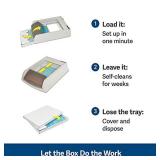 PetSafe ScoopFree Ultra Self-Cleaning Cat Litter Box Automatic with Disposable Tray Taupe Covered