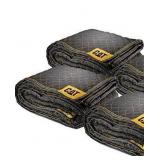 Cat Non-Woven Utility Padded Protection Moving Blankets 65GSM 80" x 72" (5.76lb each) 2 Pack 240030