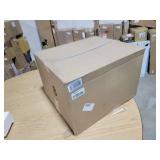 IRIS USA Top Entry Cat Litter Box, Black/Gray, large (589622)