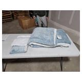 Amazon Basics Ultra-Soft Micromink Sherpa Comforter Bed Set - Tide Pool Blue, Full/Queen