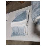 Amazon Basics Ultra-Soft Micromink Sherpa Comforter Bed Set - Tide Pool Blue, Full/Queen