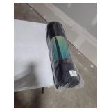 PRIMASOLE Yoga Mat Eco-Friendly Material 1/2"(10mm) Non-Slip Yoga Pilates Fitness at Home & Gym Twin Color Jango Green/Black. PSS91NH075A