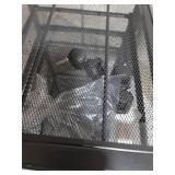 Mind Reader Rolling File Cabinet, Black