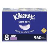 Kleenex Facial Tissues - 8.0 ea