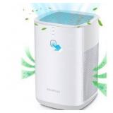 PUURVSAS Air Purifiers for Home With 3-Stage Filtration, 24dB Quiet for Bedroom, Smoke, Odor, (White, 1-Pack)
