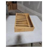 KOKO Foldable Large Shoe Rack Make of Bamboo with 5 Tier Stable and Durable, 35 x 19 x 10 inch, Suitable for Living Room, Balcony and Bathroom as Decorative Racks and Flower Stand.