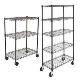 AmazonBasics 5-Shelf Shelving Storage Unit on 4