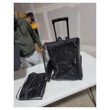 Kopeks Deluxe Backpack Pet Travel Carrier With Double Wheels - Black - Large ...