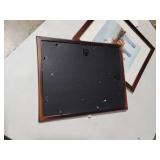 2 Dark Brown Picture Frames 11x14